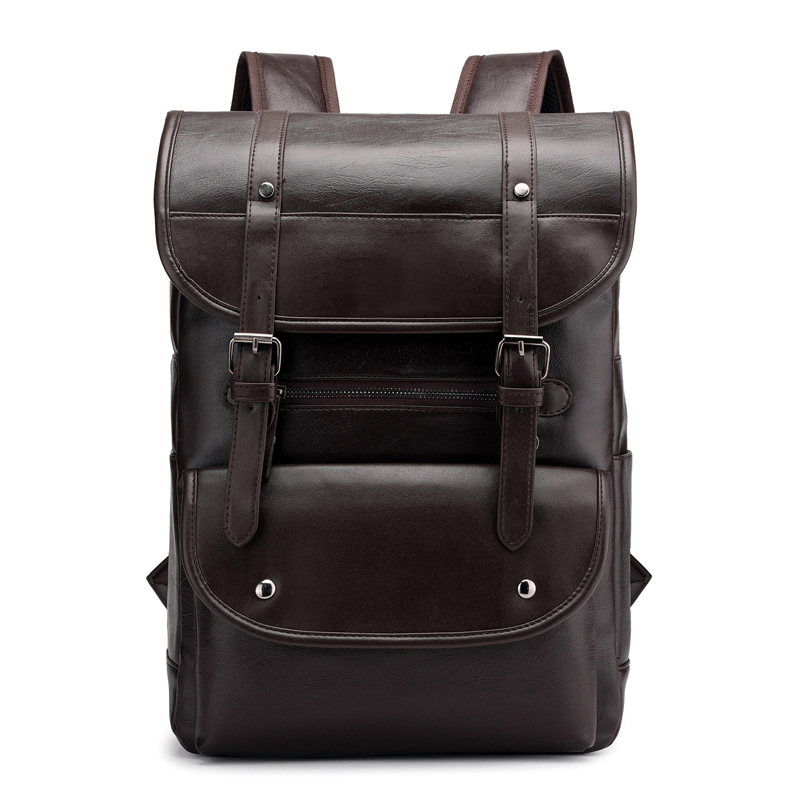 Vintage Leather Laptop Backpac - Business Backpack Brief recensie en prijs