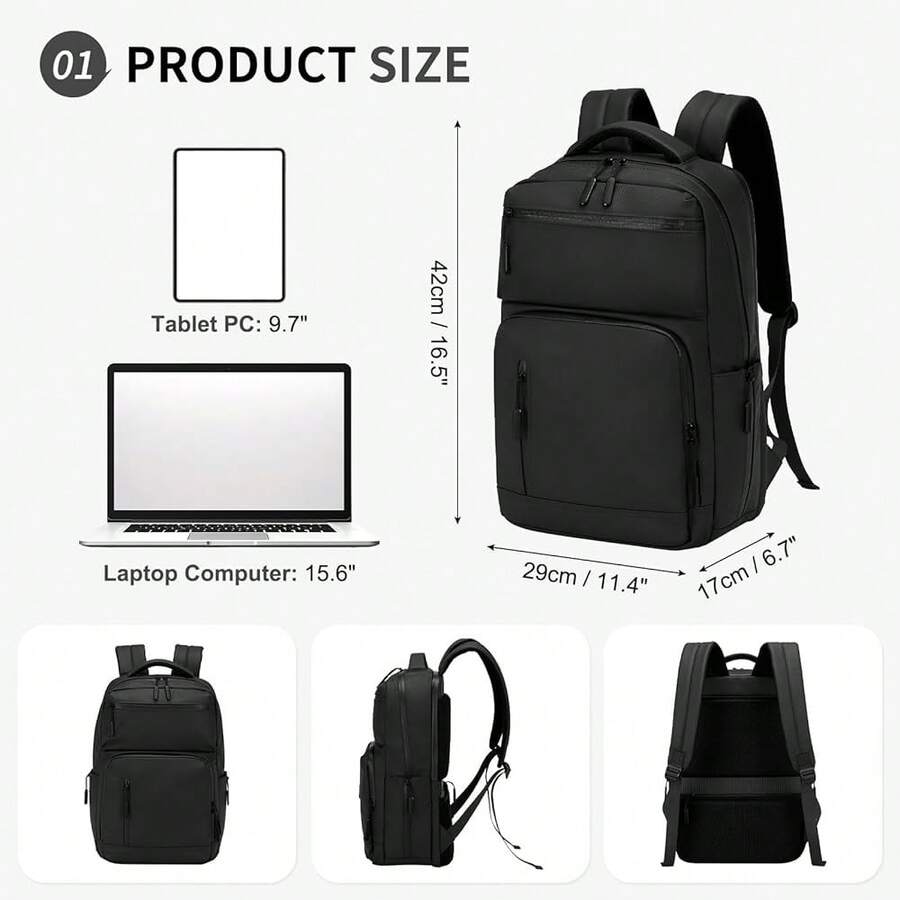 Waterproof Laptop Backpack For - Laptop Backpack 15.6 recensie en prijs