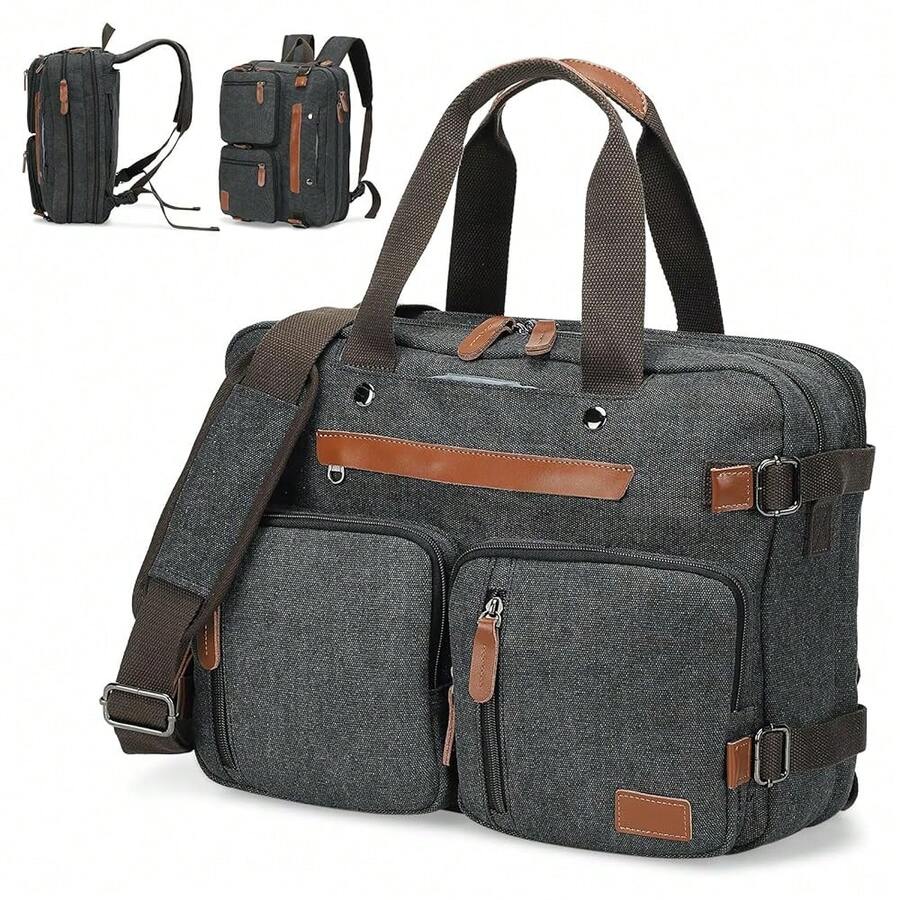 Canvas Laptop Backpack 3-In-1  - Canvas Backpack Casual recensie en prijs