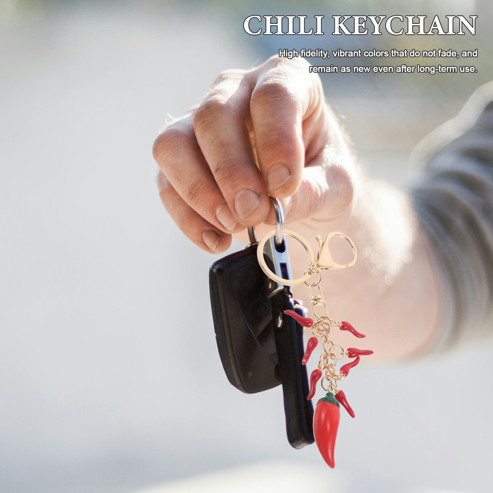 2Pcs Red Chili Pepper Keychain - Mini Backpack Purse recensie en prijs