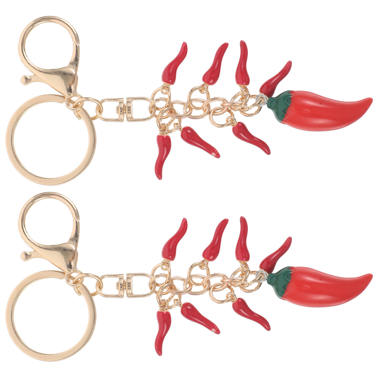 2Pcs Red Chili Pepper Keychain - Mini Backpack Purse recensie en prijs