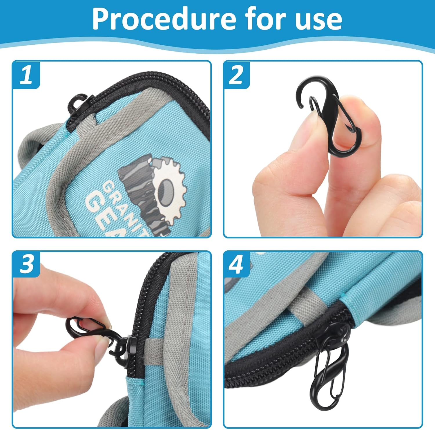 Lock Combo, Total 21PCS Clips  - Backpack Lock Combo recensie en prijs