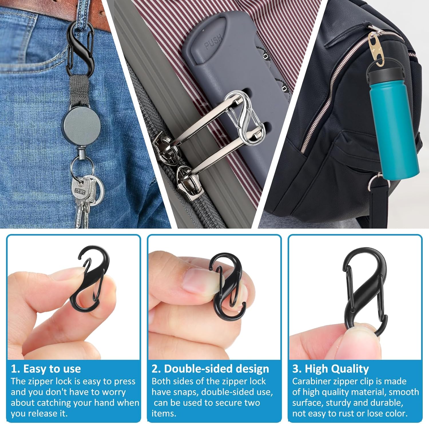 Lock Combo, Total 21PCS Clips  - Backpack Lock Combo recensie en prijs
