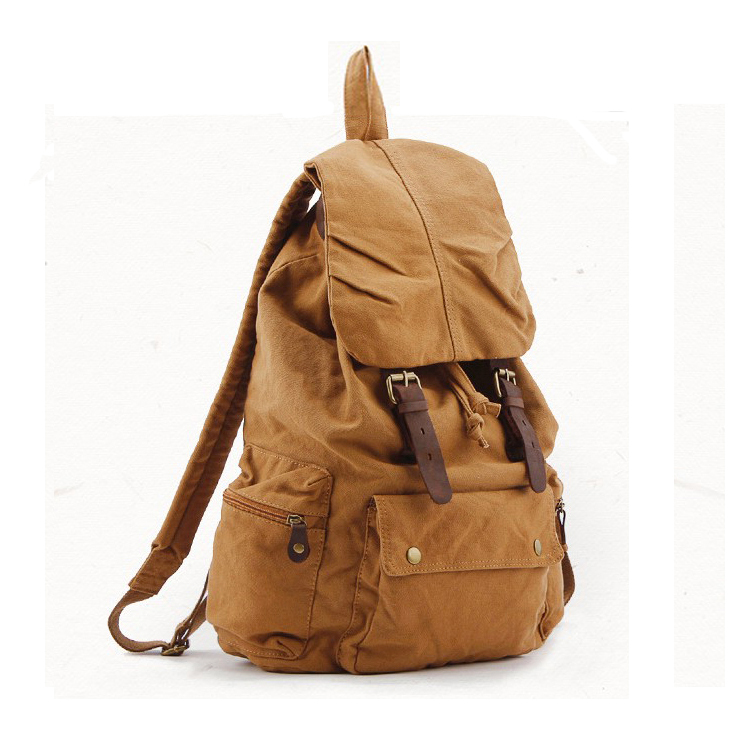 Fashion Vintage Leather milita - Rucksack Military Style recensie en prijs