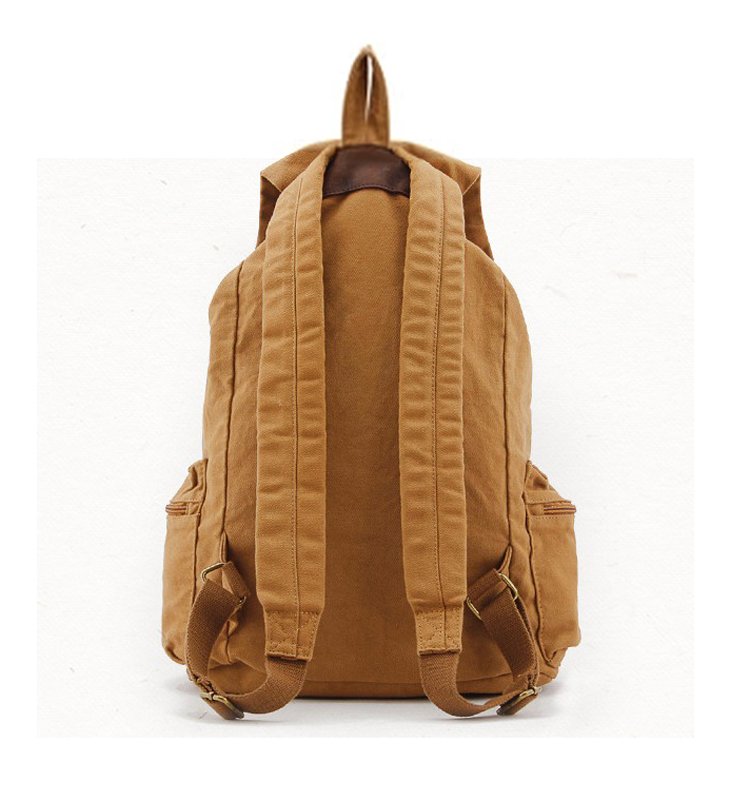 Fashion Vintage Leather milita - Rucksack Military Style recensie en prijs