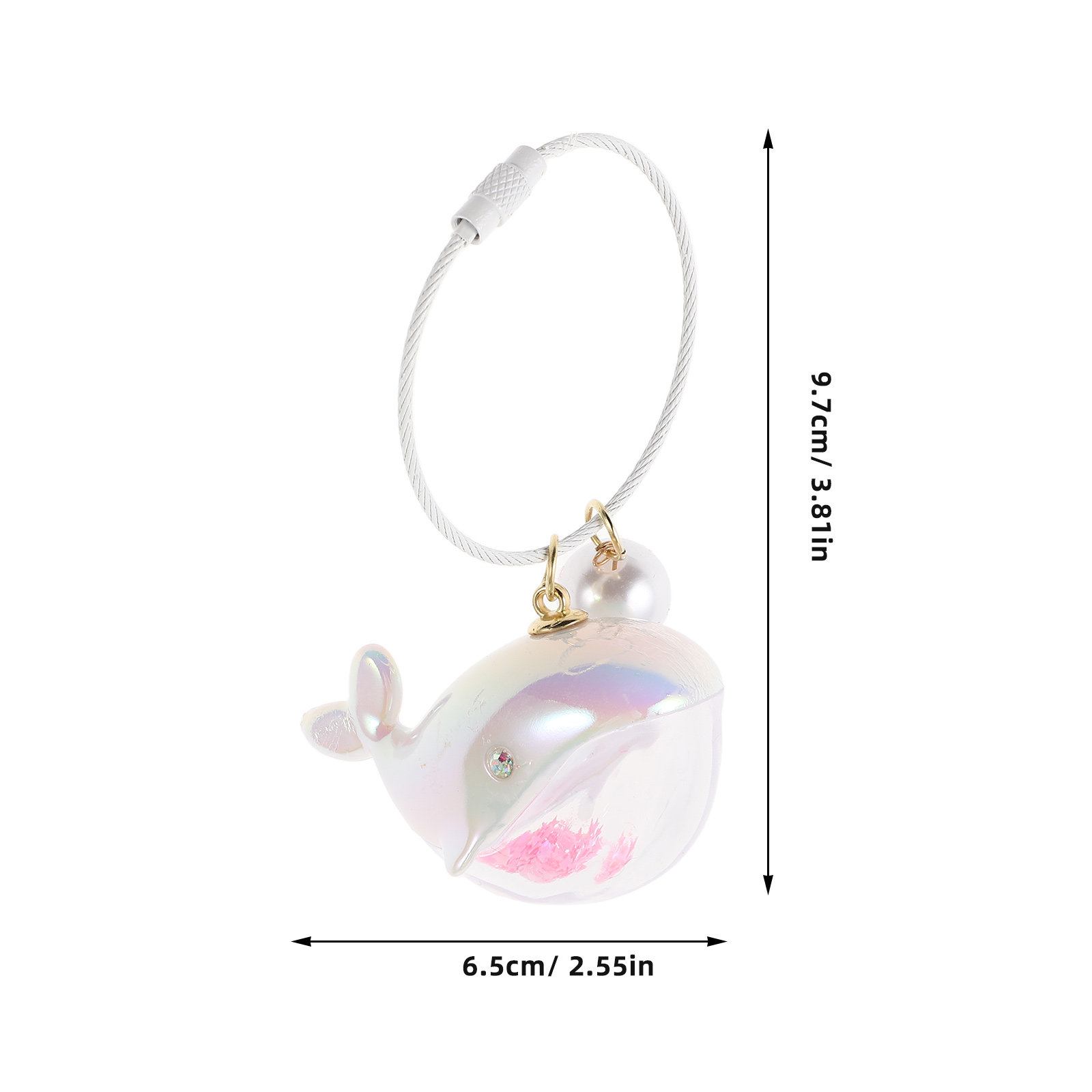 Adorable Whale Keychain Charm  - Mini Backpack Purse recensie en prijs