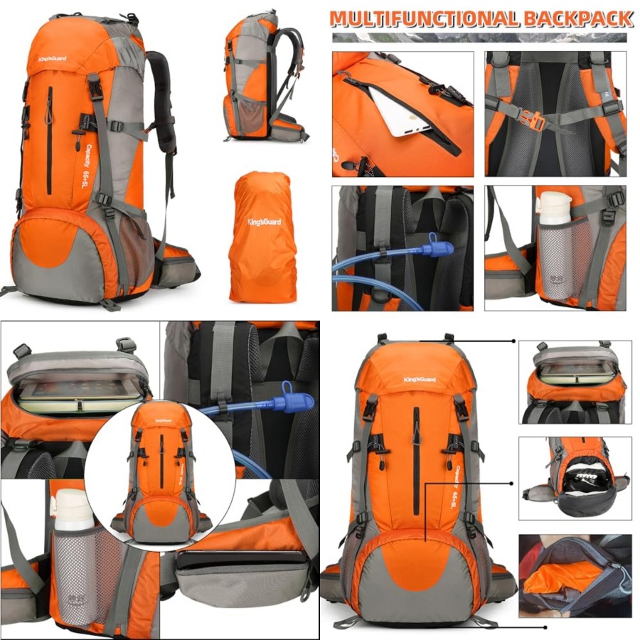 70L Hiking Backpack with Rain  - Hiking Backpack Waterproof recensie en prijs