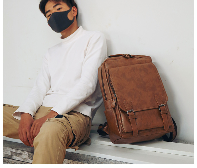 New Arrival PU Leather Backpac - Business Backpack Brief recensie en prijs