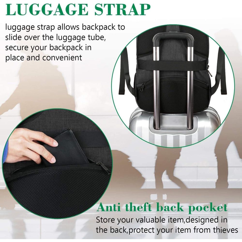 MATEIN BusinLaptop Backpack, 1 - Laptop Backpack 15.6 recensie en prijs