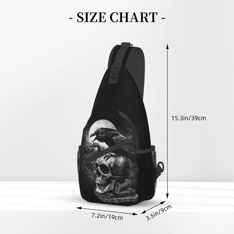 Crow The Skull Sling Crossbody - Sling Backpack Shoulder recensie en prijs