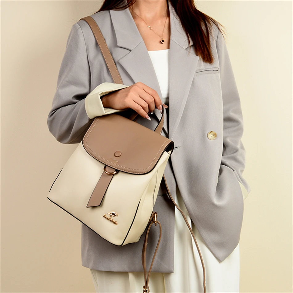 2024 High Quality Fashion Prin - Leather Backpack Vintage recensie en prijs