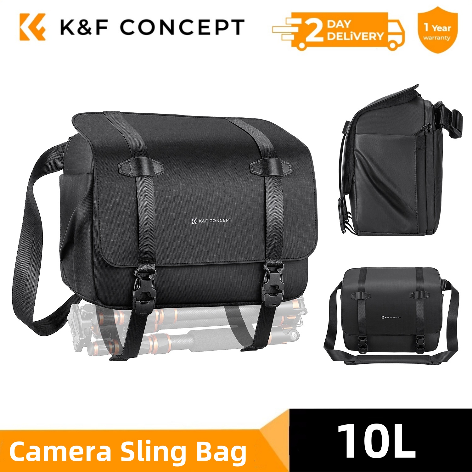 K&F CONCEPT 10L Camera Sling B - Rain Cover Backpack recensie en prijs