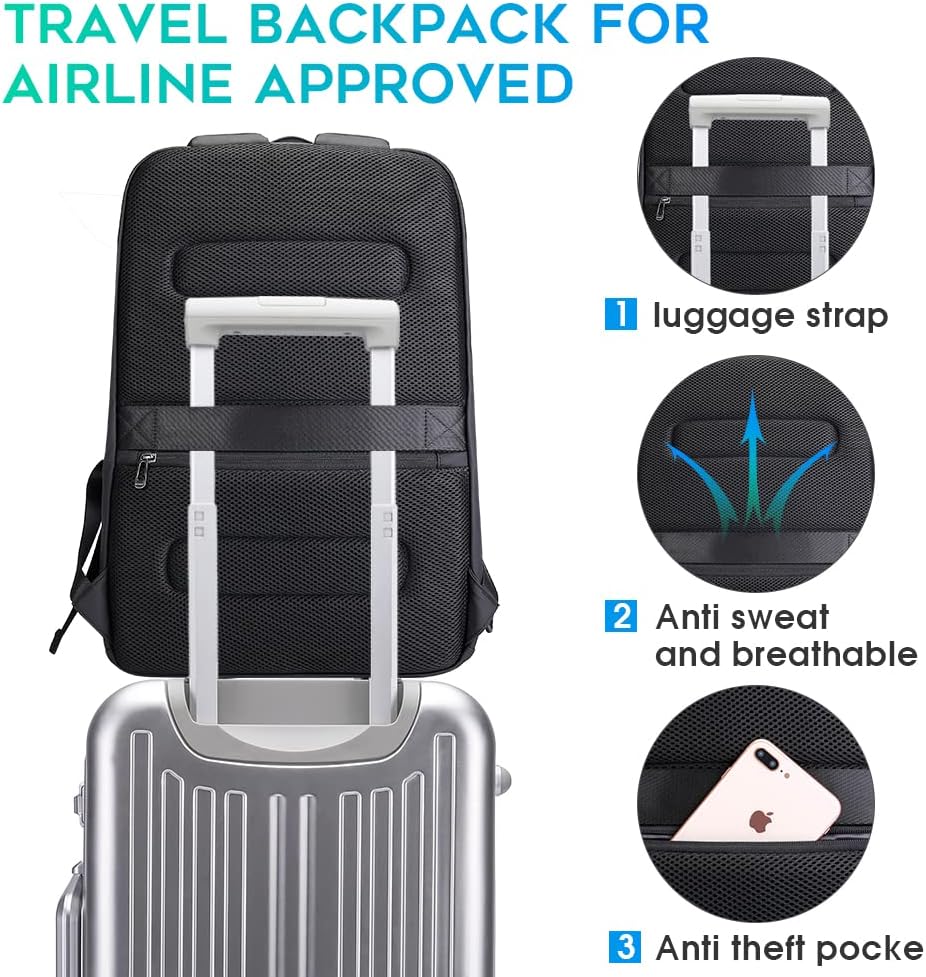 Waterproof Business Backpack w - Laptop Backpack 15.6 recensie en prijs