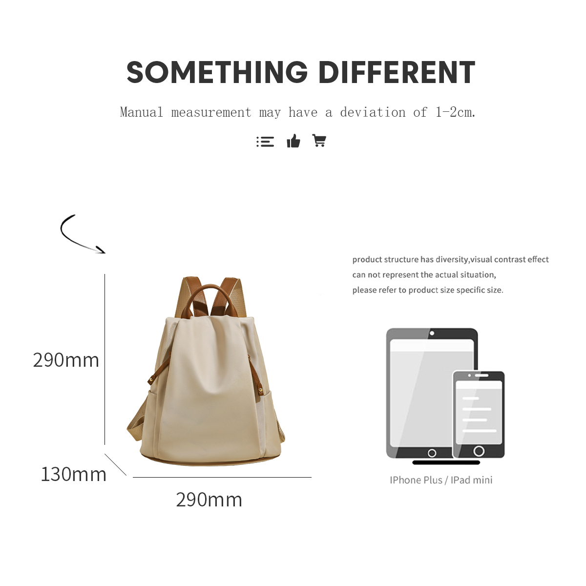SAFIYA Lady's Backpack Soft Fa - Canvas Backpack Casual recensie en prijs