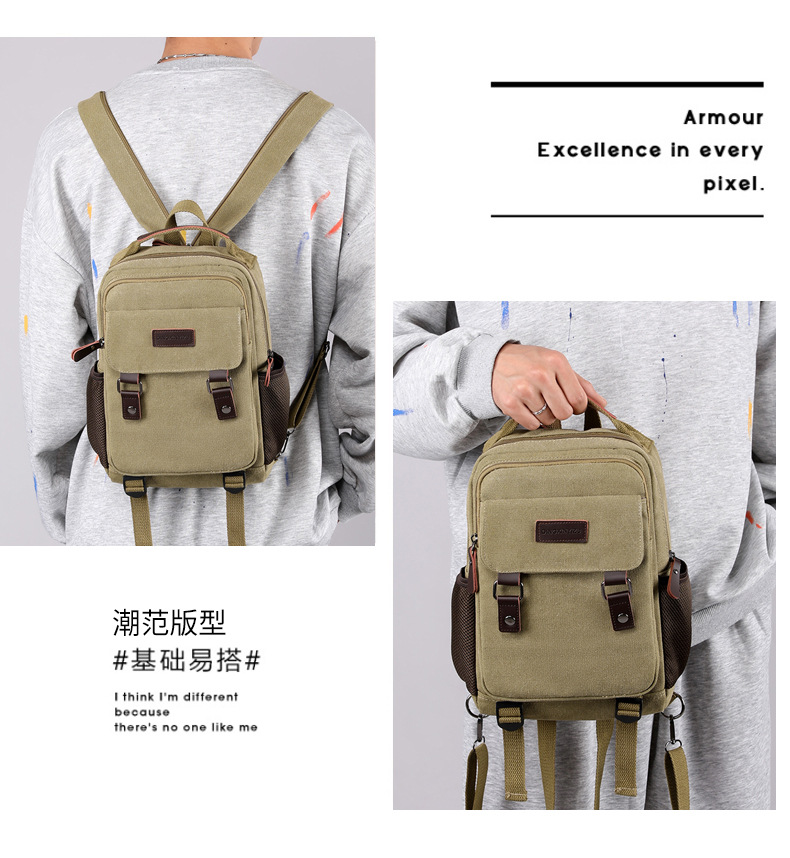 New Canvas Chest Bag Men Large - Canvas Backpack Casual recensie en prijs