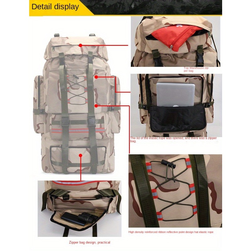 Large Capacity Outdoor Tactica - Rucksack Military Style recensie en prijs