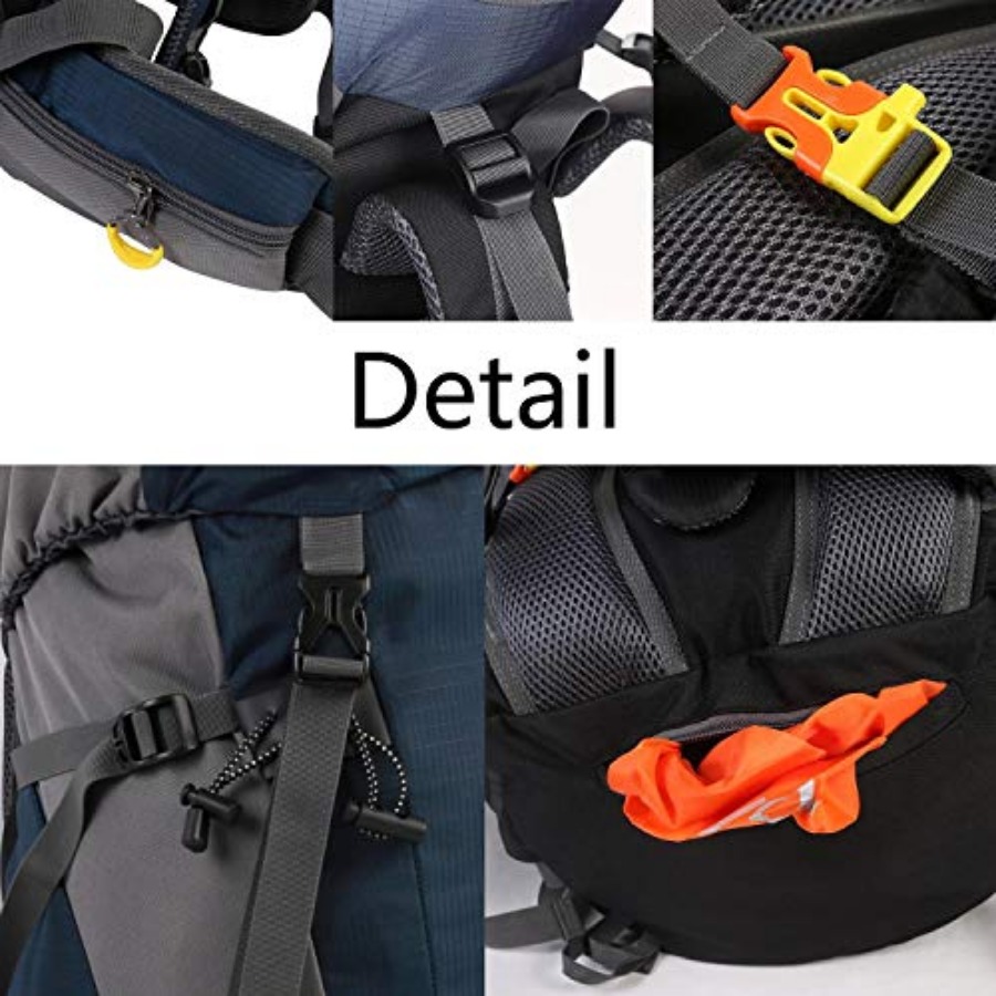 50L Hiking Backpack Men Campin - Rain Cover Backpack recensie en prijs