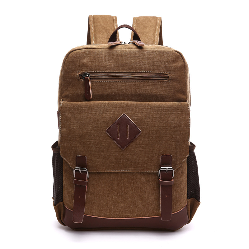Mens Large Vintage Canvas Back - Laptop Backpack 15.6 recensie en prijs