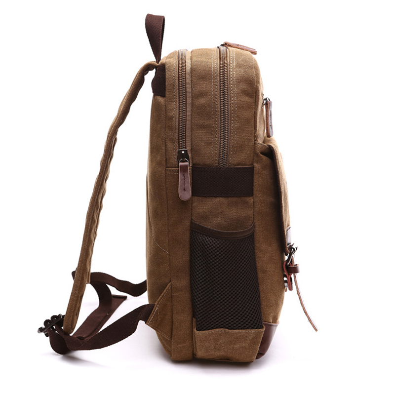 Mens Large Vintage Canvas Back - Laptop Backpack 15.6 recensie en prijs