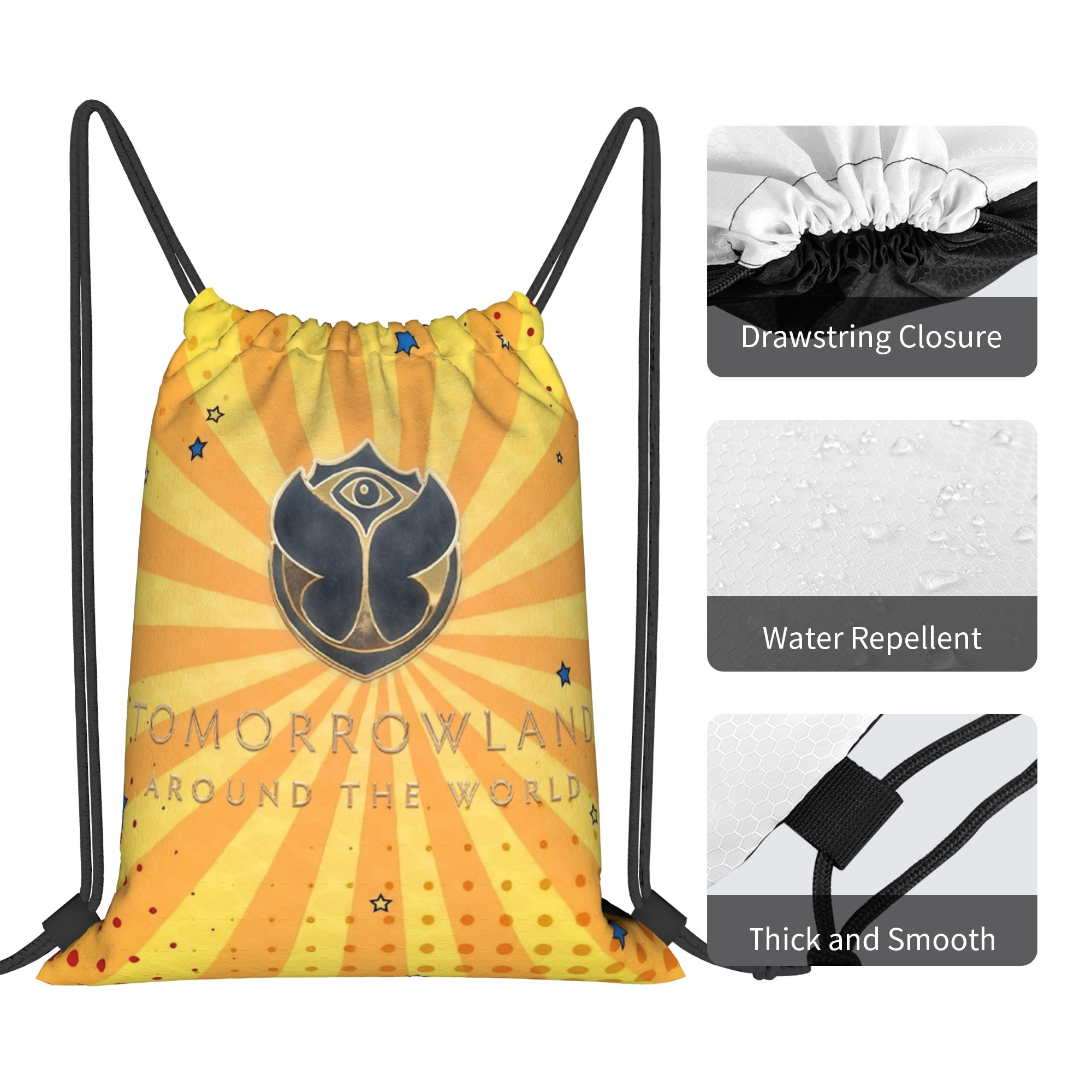 Tomorrowlands Festival Music D - Drawstring Gym Bag recensie en prijs