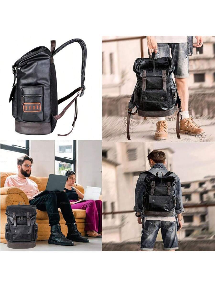 Vintage Black Leather Laptop B - Leather Backpack Vintage recensie en prijs