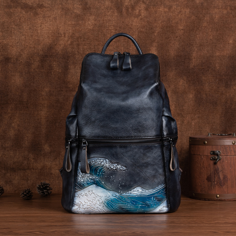 Genuine Real Soft Leather Wome - Leather Backpack Vintage recensie en prijs