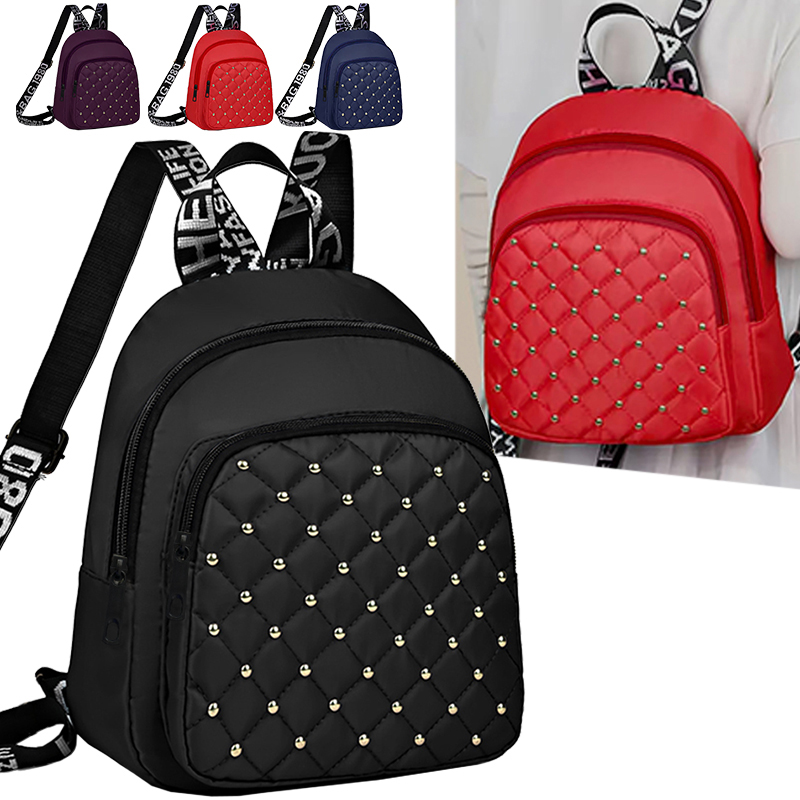 Chic Stylish Studded Backpack  - Canvas Backpack Casual recensie en prijs