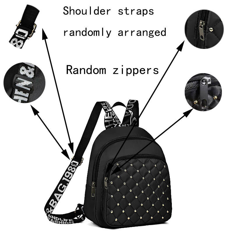 Chic Stylish Studded Backpack  - Canvas Backpack Casual recensie en prijs