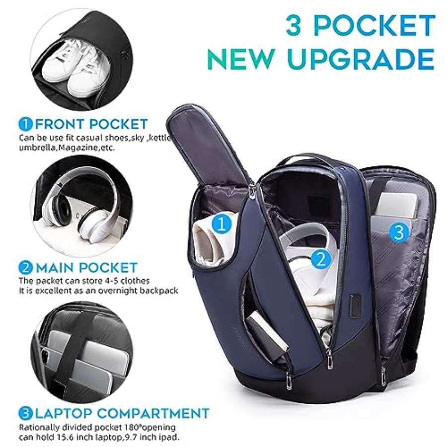 Business Smart Backpack Waterp - Laptop Backpack 15.6 recensie en prijs