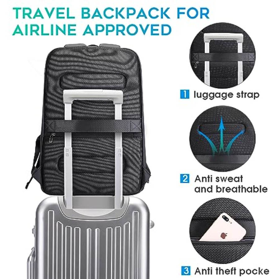 Business Smart Backpack Waterp - Laptop Backpack 15.6 recensie en prijs