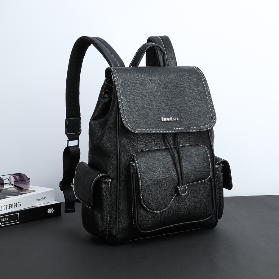 【New Arrival】Women's Black Fau - Leather Backpack Vintage recensie en prijs