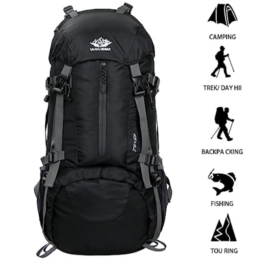 50L Hiking Backpack Men Campin - Rain Cover Backpack recensie en prijs