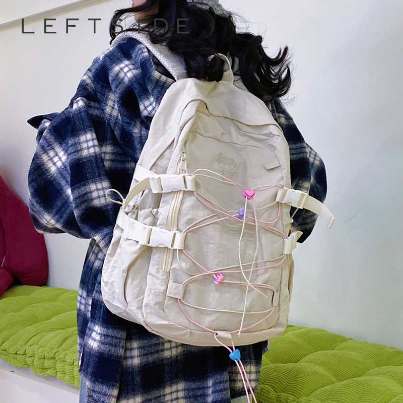 LEFTSIDE Women's Nylon Backpac - School Backpack Teen recensie en prijs